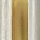 مرآة حائط خشبية باللون الفضي والعاجي والذهبي مصنوعة في إيطاليا فيتوريو Viadurini