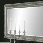 مرآة حائط خشبية حديثة مصنوعة يدويًا من كلاوديو بتصميم عصري Viadurini