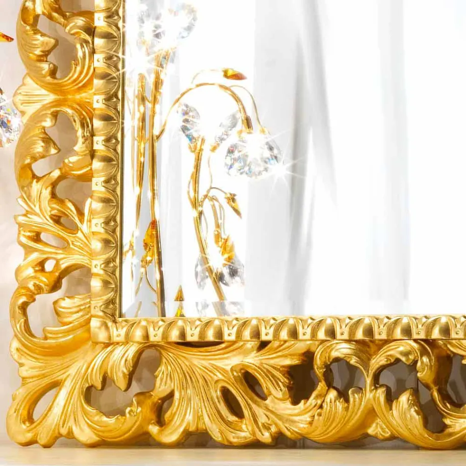 مرآة حائط بتصميم كلاسيكي من آيفز، 100×120 سم Viadurini