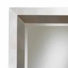 مرآة حائط بتصميم لوتو بإطار خشبي Viadurini