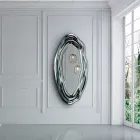 مرآة حائط كريستالية مصنوعة في إيطاليا - بيسكارا Viadurini