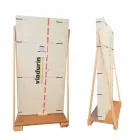 مرآة حائط MDF بتصميم عصري للرجال والنساء مصنوعة يدويًا Viadurini