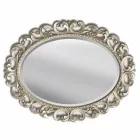 مرآة حائط حديثة مصنوعة يدويًا من خشب التنوب في إيطاليا داريو Viadurini