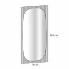 مرآة حائط حديثة بلون برونزي، صنع في إيطاليا - باندوليرو Viadurini