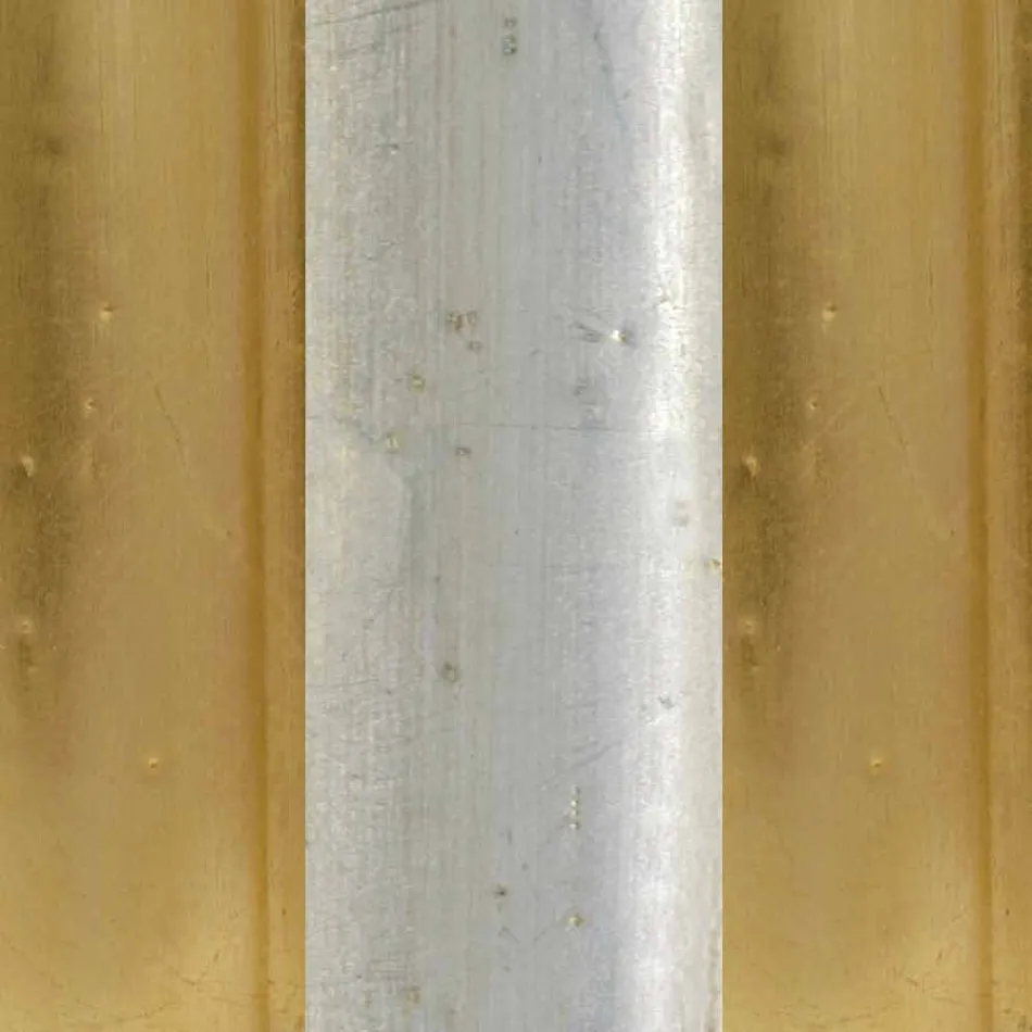 مرآة أرضية من خشب التنوب مع قاعدة مصنوعة في إيطاليا جوني Viadurini