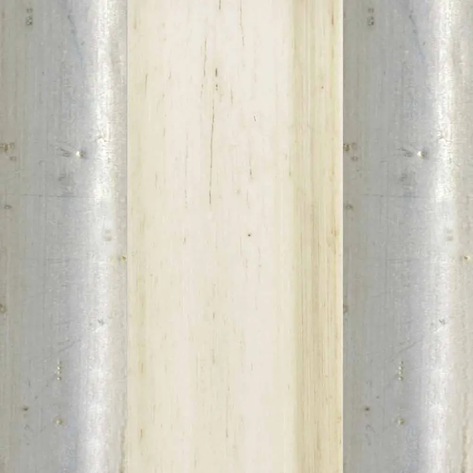 مرآة أرضية من خشب التنوب مع قاعدة مصنوعة في إيطاليا جوني Viadurini