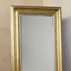 مرآة أرضية خشبية مع قاعدة مصنوعة يدويًا في إيطاليا ليوناردو Viadurini