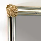 مرآة أرضية/حائط بتصميم لوطي، إطار خشبي، 96×196 سم Viadurini