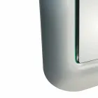 مرآة بتصميم بإطار زجاجي بتأثير الكريستال، صنع في إيطاليا - لوب Viadurini