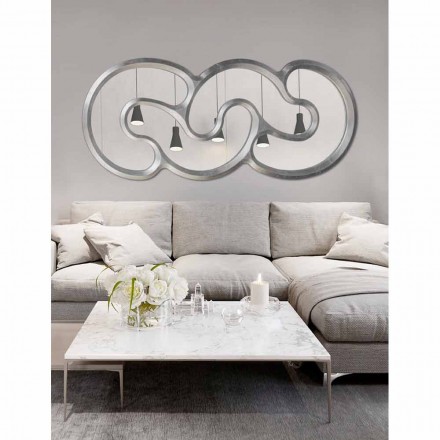 مرآة حائط مصنوعة يدويًا في إيطاليا تيو Viadurini