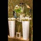 مرآة حائط حديثة بتصميم ثلاثي الأبعاد من شركة Diamond Viadurini