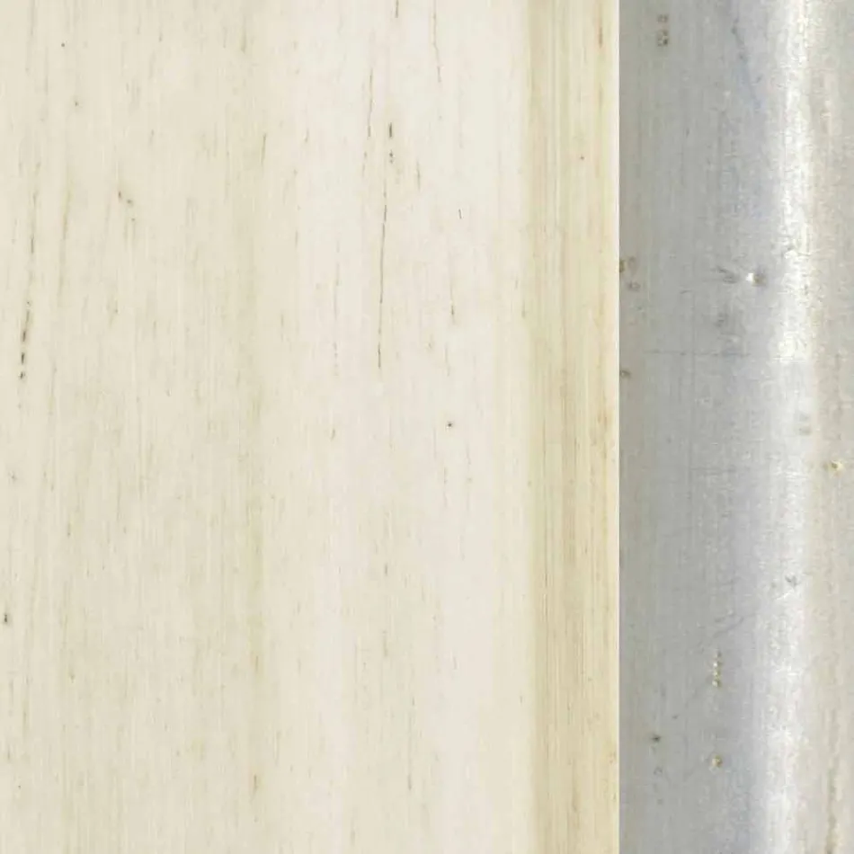 مرآة حائط خشبية مصنوعة يدويًا في إيطاليا كريستيان Viadurini