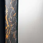 مرآة بتصميم مستطيل بإطار زجاجي، صنع في إيطاليا - إكليس Viadurini