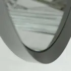 مرآة حائط دائرية بإطار مطلي بالورنيش بتصميم عصري أنيق - أودوسو Viadurini