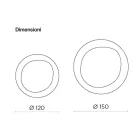 مرآة برونزية بإطار زجاجي مدخن، صنع في إيطاليا - أنسلما Viadurini