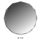 مرآة محفورة بالماس ذات حافة مشطوفة - إكسلسيور Viadurini