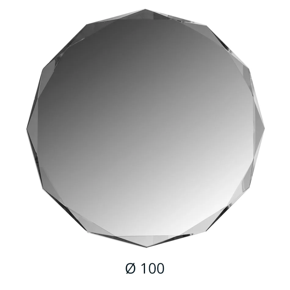 مرآة محفورة بالماس ذات حافة مشطوفة - إكسلسيور Viadurini