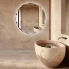 مرآة محفورة بالماس ذات حافة مشطوفة - إكسلسيور Viadurini