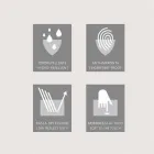 مرآة حمام مع حوض استحمام ببابين، تصميم عصري، كارول Viadurini