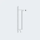 خزانة مرآة كارول بثلاثة أبواب وأضواء LED Viadurini