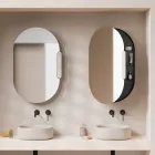 علبة مرآة سيراميكية بألوان متنوعة صنع في إيطاليا - فتاة Viadurini