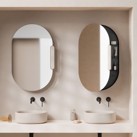 علبة مرآة سيراميكية بألوان متنوعة صنع في إيطاليا - فتاة Viadurini