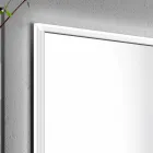 مرآة باب LED بتصميم معاصر غائر ببابين، أديل Viadurini