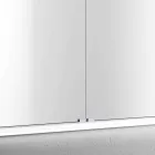 مرآة باب LED بتصميم معاصر غائر ببابين، أديل Viadurini