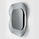 مرآة حائط بإطار من الزجاج المدمج، صنع في إيطاليا - محبوبة Viadurini