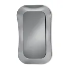 مرآة حائط بإطار من الزجاج المدمج، صنع في إيطاليا - محبوبة Viadurini