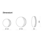 مرآة حائط أرابيلا بنقوش، صنع في إيطاليا Viadurini