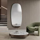 مرآة حائط أرابيلا بنقوش، صنع في إيطاليا Viadurini