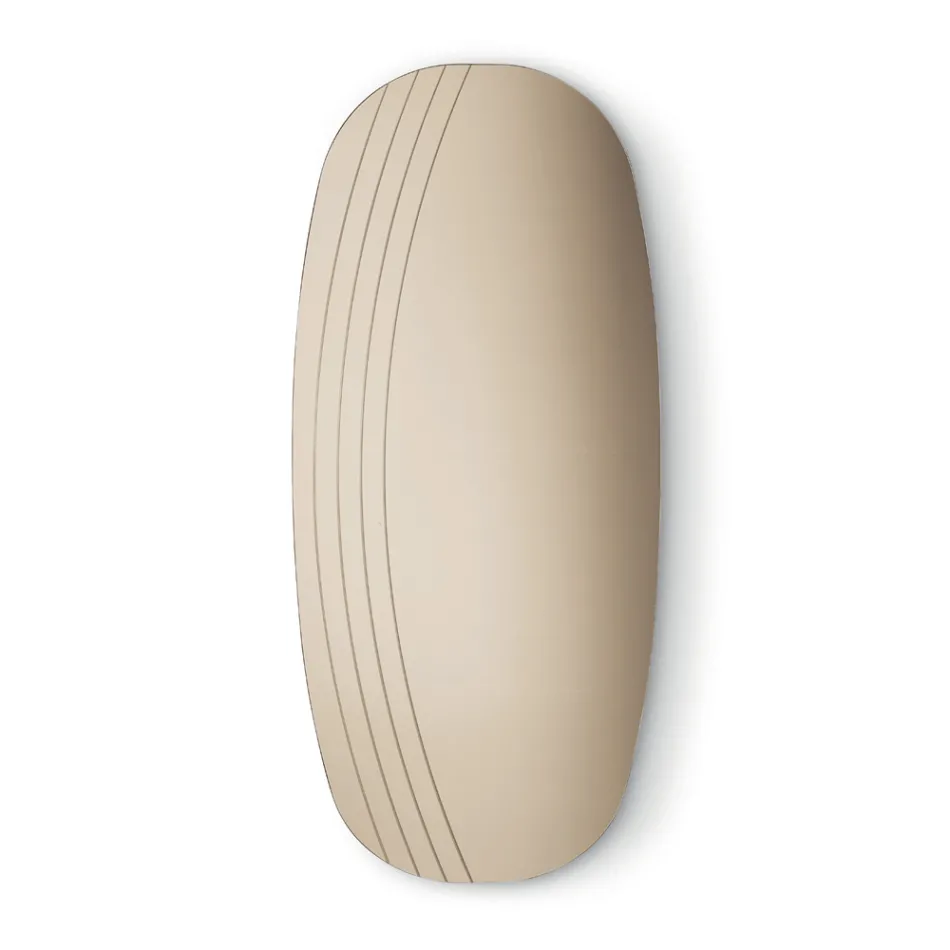 مرآة حائط أرابيلا بنقوش، صنع في إيطاليا Viadurini