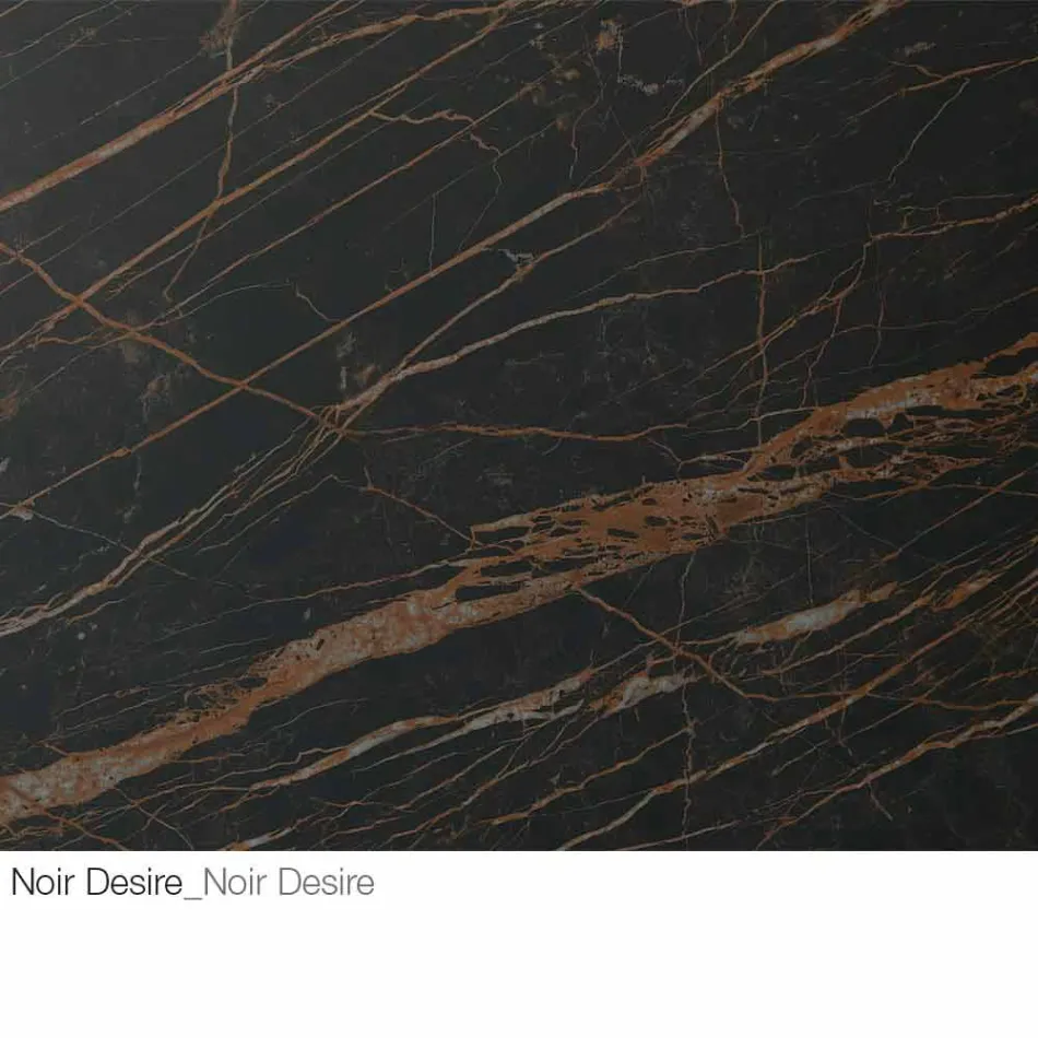 مرآة حائط مع ملحق خشبي أو سيراميكي صنع في إيطاليا - مونتي كارلو Viadurini