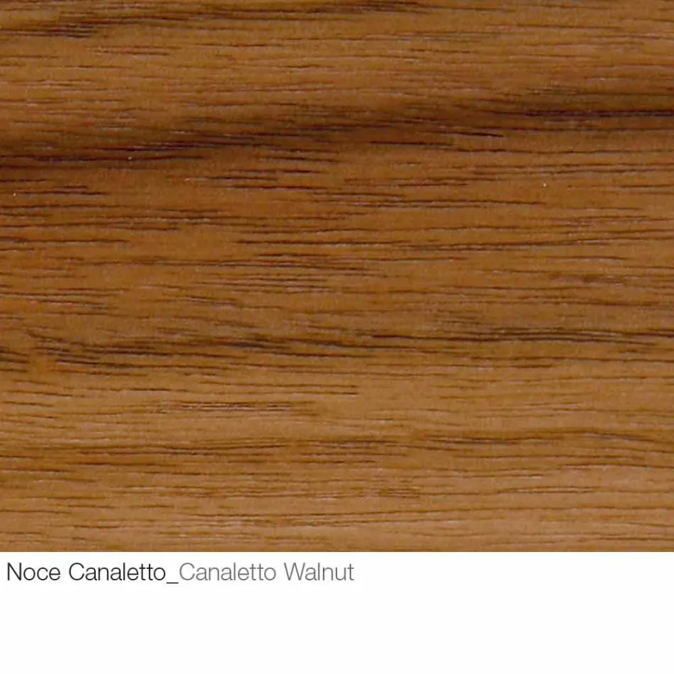 مرآة حائط مع ملحق خشبي أو سيراميكي صنع في إيطاليا - مونتي كارلو Viadurini