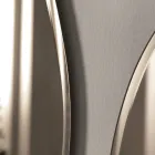 مرآة حائط بياتا ذات حواف مصقولة، صنع في إيطاليا Viadurini