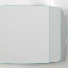 مرآة حائط بهيكل من الخشب المطلي باللون الأسود، صنع في إيطاليا - آريا Viadurini