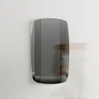 مرآة حائط بهيكل من الخشب المطلي باللون الأسود، صنع في إيطاليا - آريا Viadurini