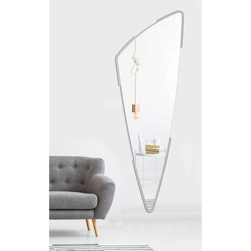 مرآة حائط طويلة مزخرفة بأربعة ألوان - سبينو Viadurini