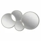 مرآة بتصميم عصري على شكل حلقة بلمسة نهائية ملونة - تركيب Viadurini