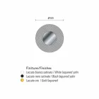 مرآة حائط بتصميم مع دعم من مادة MDF من Malva Viadurini