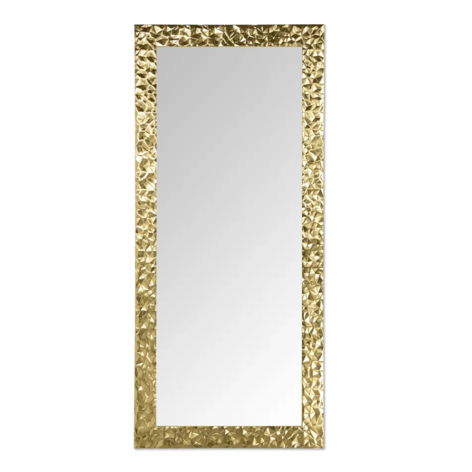 مرآة حائط من الخشب المزخرف يدويًا، صنع في إيطاليا - نياجرا Viadurini