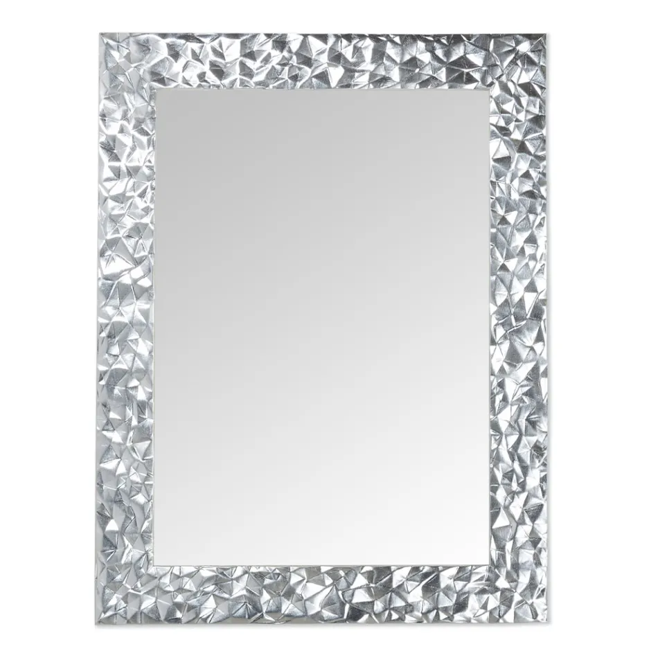 مرآة حائط من الخشب المزخرف يدويًا، صنع في إيطاليا - نياجرا Viadurini