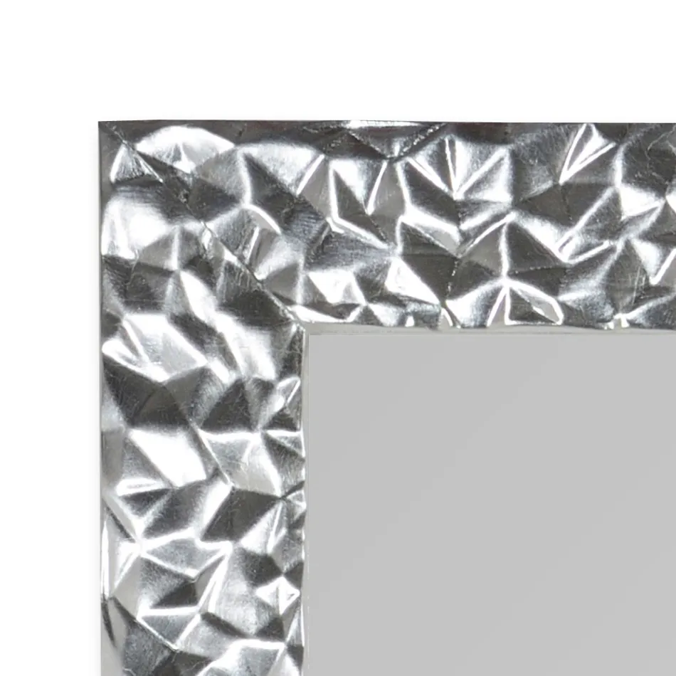 مرآة حائط من الخشب المزخرف يدويًا، صنع في إيطاليا - نياجرا Viadurini