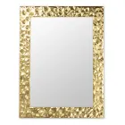 مرآة حائط من الخشب المزخرف يدويًا، صنع في إيطاليا - نياجرا Viadurini