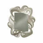 مرآة حائط مستطيلة حديثة مصنوعة من الحديد في إيطاليا - بيني Viadurini