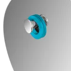 مرآة حائط دائرية بتصميم بسيط مشطوف، صنع في إيطاليا - أوديل Viadurini