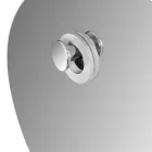 مرآة حائط دائرية بتصميم بسيط مشطوف، صنع في إيطاليا - أوديل Viadurini