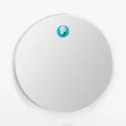 مرآة حائط دائرية بتصميم بسيط مشطوف، صنع في إيطاليا - أوديل Viadurini