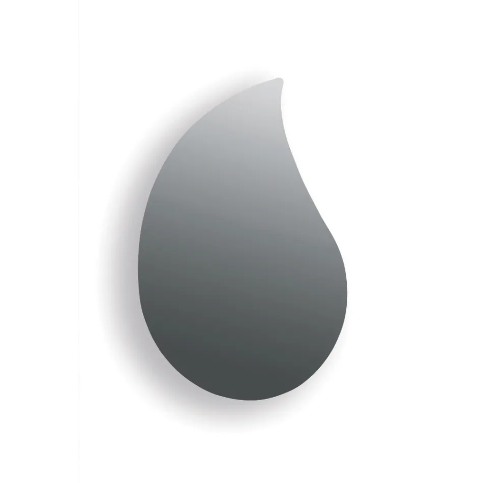 مرآة حائط أوريليا على شكل قطرة ماء، صنع في إيطاليا Viadurini